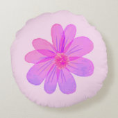 水彩花 ラウンドクッション (裏面)