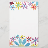 水彩花 便箋 (正面)