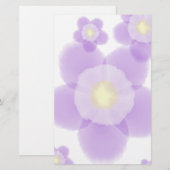 水彩花 便箋 (正面/裏面)