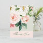 水彩花(写真結婚付) サンキューカード (スタンド正面)