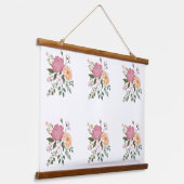 水彩花 吊り下げ型タペストリー (傾斜あり)