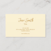 水彩花 名刺 (裏面)