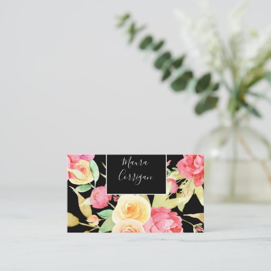 水彩花 名刺 (スタンド正面)