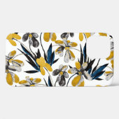 水彩花:夏鮮やか模様。 Case-Mate iPhoneケース (裏面 (横))