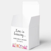 水彩花「愛は醸造」ブライダルシャワー フェイバーボックス (オープン)