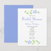 水彩花 招待状 (正面/裏面)