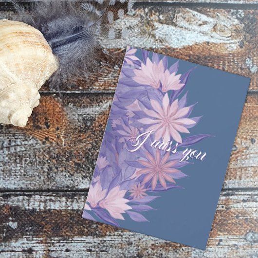 水彩花。私は恋しく思君 シーズンカード