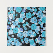 水彩花：繊細なタペストリー タペストリー (正面(横))