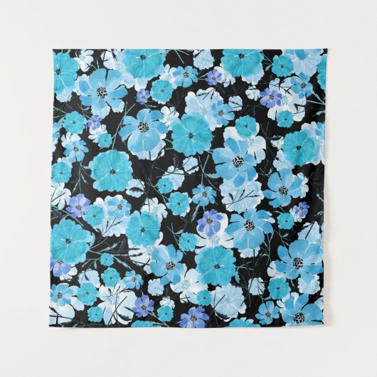 水彩花：繊細なタペストリー タペストリー (正面)