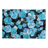 水彩花：繊細なタペストリー 枕カバー (裏面)