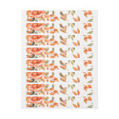 水彩花 1 ラップアラウンドラベル (シート)