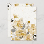 水彩花 7 ポストカード (正面/裏面)