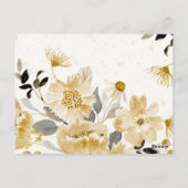 水彩花 7 ポストカード (裏面)