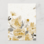 水彩花 7 ポストカード (正面)