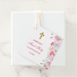 水彩花First Communion フェイバータグ