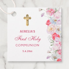 水彩花First Communion フェイバータグ