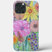 水彩花iPhoneケース Case-Mate iPhoneケース (裏面)