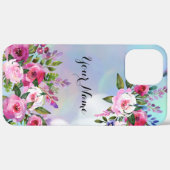 水彩花iPhone 12 Pro最大iPhoneケース Case-Mate iPhoneケース (裏面 (横))