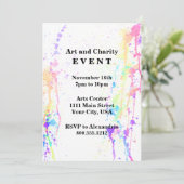 水彩芸術的カスタム走イベント 招待状 (スタンド正面)