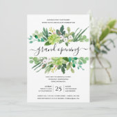 水彩茎葉体グランドオープン式 招待状 (スタンド正面)