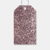 水彩茶パーティーグリッター パーソナライズされた ギフトタグ (裏面)