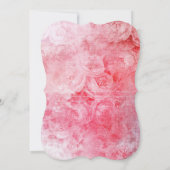 水彩茶会 誕生日招待状 招待状 (裏面)