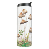 水彩茶色の森のキノコ タンブラー (回転左)