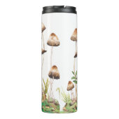 水彩茶色の森のキノコ タンブラー (裏面)