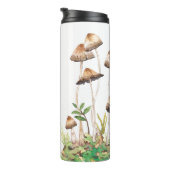 水彩茶色の森のキノコ タンブラー (回転右)