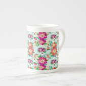 水彩草地の花 ボーンチャイナマグカップ (正面右)