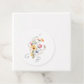 水彩草花モノグラム結婚ズ フェイバータグ (インサイチュ)