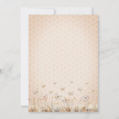 水彩草蝶 招待状 (裏面)