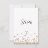 水彩草蝶 招待状 (裏面)