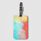 水彩荷物タグ ラゲッジタグ (正面縦)