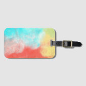 水彩荷物タグ ラゲッジタグ (正面横)