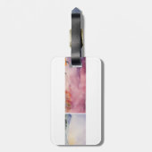 水彩荷物タグ ラゲッジタグ (裏面縦)