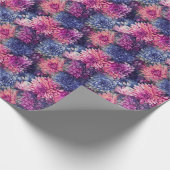 水彩菊の包装紙転が ラッピングペーパー (角)