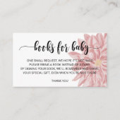 水彩菊の本ベビーチケット エンクロージャーカード (正面)