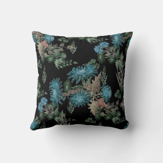 水彩菊 クッション (裏面)