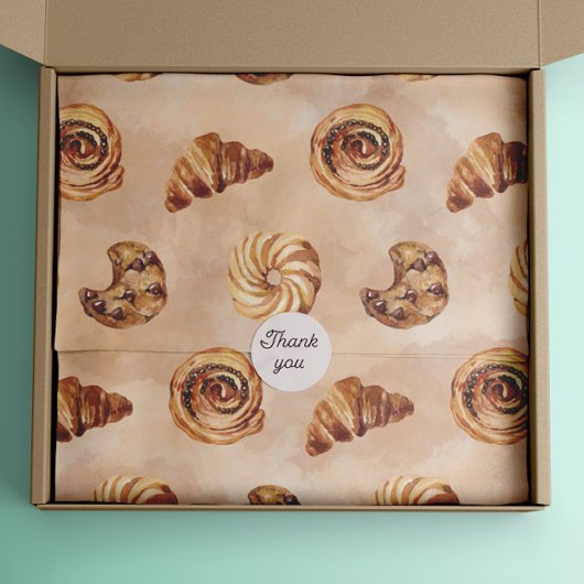 水彩菓子食品ブランチ 薄葉紙