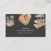 水彩菜園ビジネスカード 名刺 (正面)
