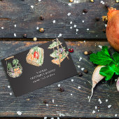 水彩菜園ビジネスカード 名刺