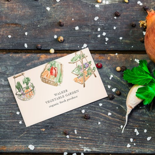 水彩菜園 名刺