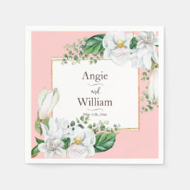 水彩華赤面結婚ズ スタンダードカクテルナプキン