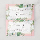 水彩華赤面結婚ズ プレイスカード (外部開封)