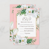 水彩華赤面結婚ズ 出欠カード (正面/裏面)