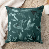 水彩落ちた葉10 クッション (ブランケット)