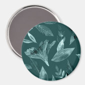 水彩落ちた葉10 マグネット (正面/裏面)