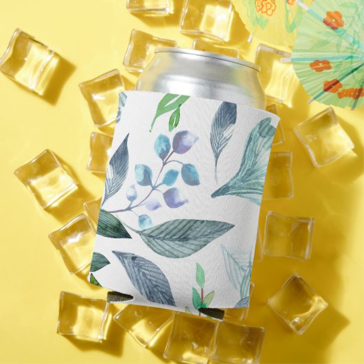 水彩落ちた葉11 缶クーラー (インサイチュ 夏)