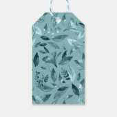 水彩落ちた葉2 ギフトタグ (裏面)